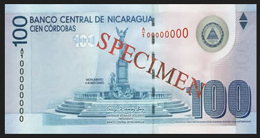 Billete de 100 Córdobas (2009)