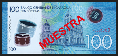 Billete de 100 Córdobas (2015)