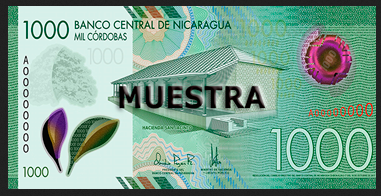 Billete de 1000 Córdobas (2019)